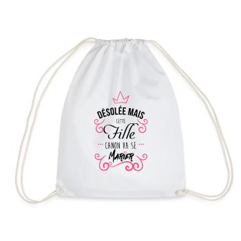 Fille canon - Sac de sport léger - blanc - Devant