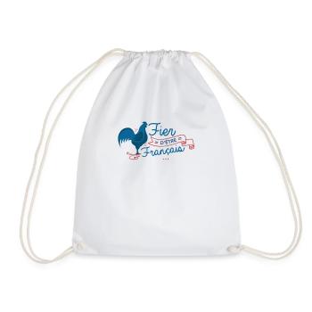 Fier d'être français - Sac de sport léger - blanc - Devant