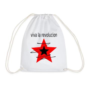 viva la revolucion - Turnbeutel - Weiß - Vorne