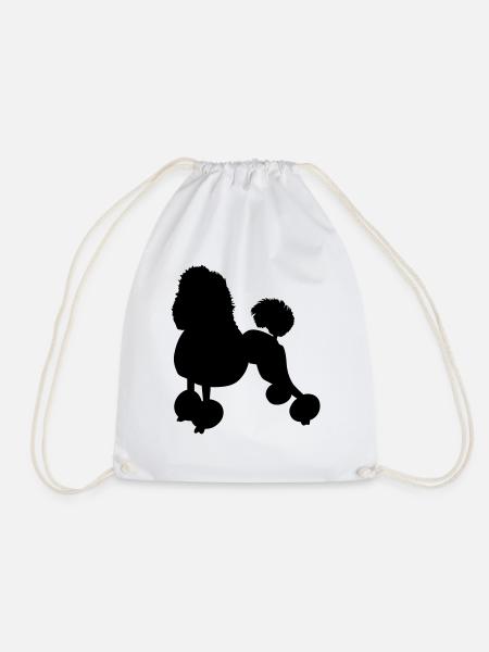 caniche - Sac de sport léger - blanc