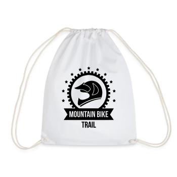 mountain bike trail - Turnbeutel - Weiß - Vorne