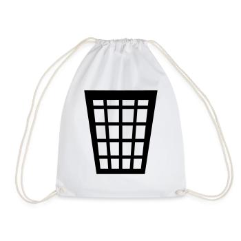 Trash (cheap!) - Drawstring Bag - white - Front