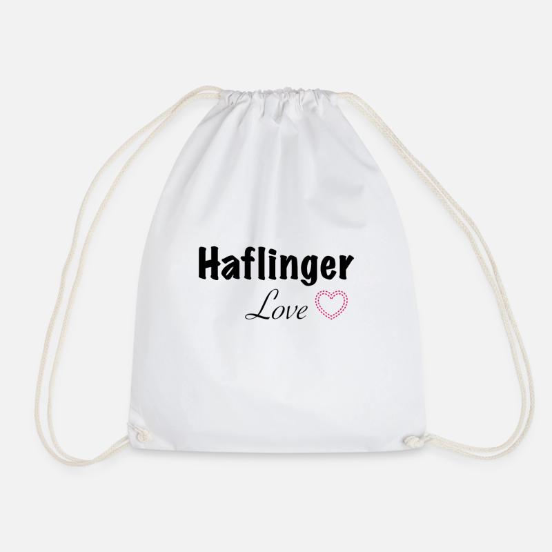 Haflinger Love - Turnbeutel - Weiß