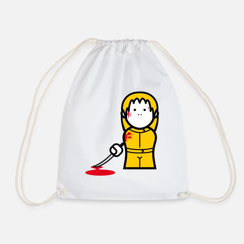 Kill Bill cult motif - Drawstring Bag - white