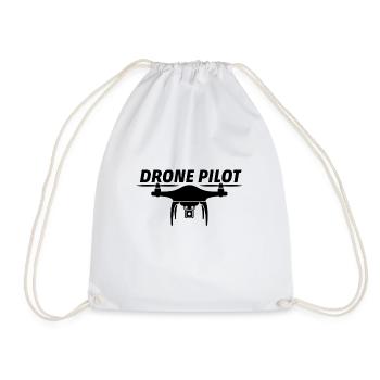 Drone Pilot - Turnbeutel - Weiß - Vorne