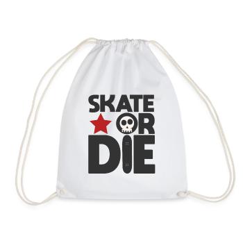 SKATER - Turnbeutel - Weiß - Vorne
