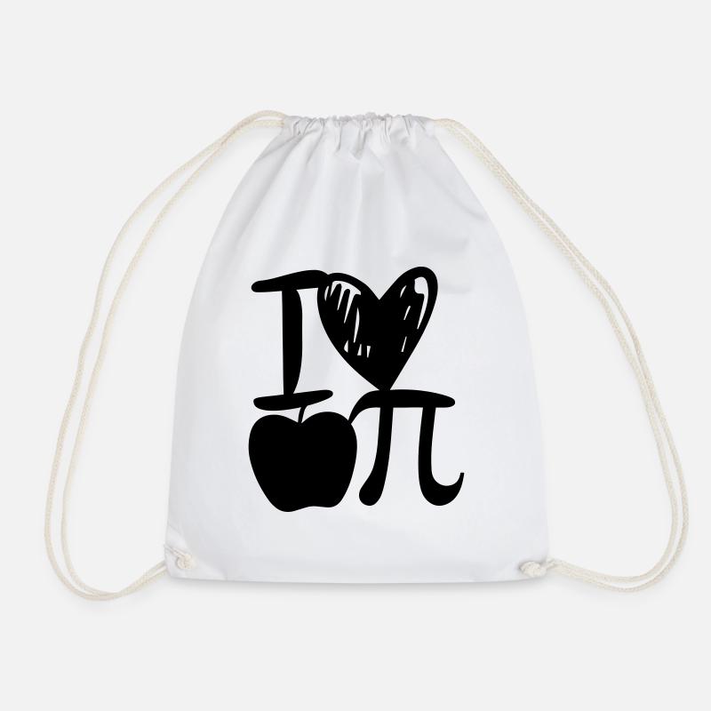 ICH LIEBE APPLE PI - Turnbeutel - Weiß