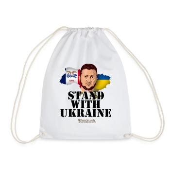 Ukraine Iowa Selenskyj - Turnbeutel - Weiß - Vorne