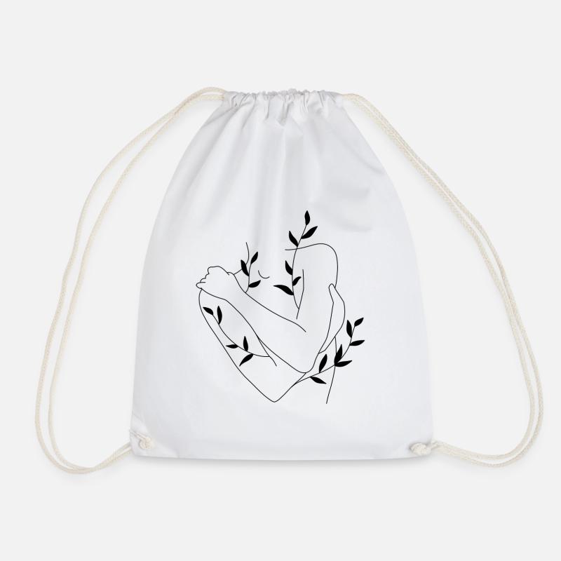 Growing body - Drawstring Bag - white