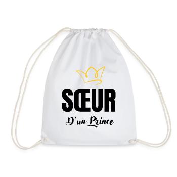 sœur d'un prince - Sac de sport léger - blanc - Devant
