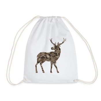 Cerf - Sac de sport léger - blanc - Devant