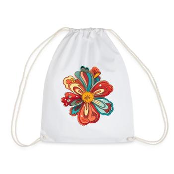 Fleur d’izup2u - Sac de sport léger - blanc - Devant
