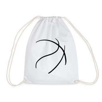 Basketball 48 - Drawstring Bag - white - Front