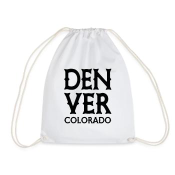 Denver - Colorado - United States of America - USA - Turnbeutel - Weiß - Vorne