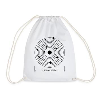 Systeme solaire - Sac de sport léger - blanc - Devant