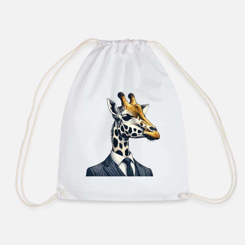 Giraffe - Turnbeutel - Weiß