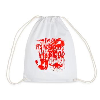 Halloween Heureux Horreur Monstre Sang Effrayant - Sac de sport léger - blanc - Devant