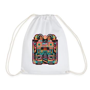 good life - Drawstring Bag - white - Front