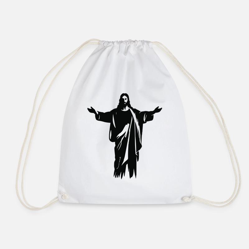 Jésus - Sac de sport léger - blanc