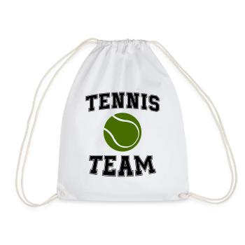 tennis team - Turnbeutel - Weiß - Vorne