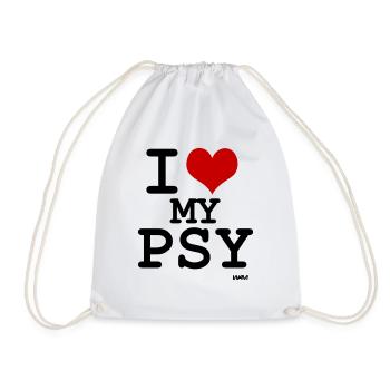 i love my psy by wam - Sac de sport léger - blanc - Devant