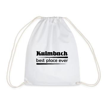 Kulmbach - Stadt best place ever - Turnbeutel - Weiß - Vorne