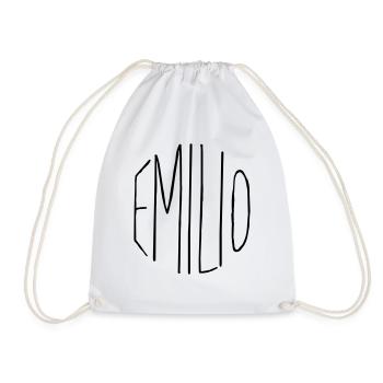 Emilio Geschenk - Turnbeutel - Weiß - Vorne