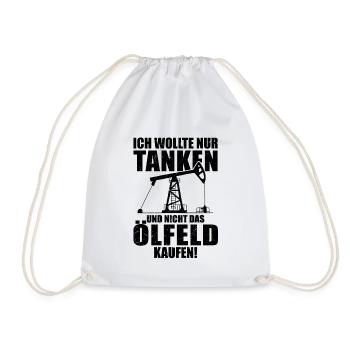 Ich wollte Tanken nicht das Ölfeld kaufen Benzin - Turnbeutel - Weiß - Vorne