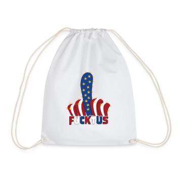 4th of July Vote Cactus Patriotic American Fucktus - Turnbeutel - Weiß - Vorne