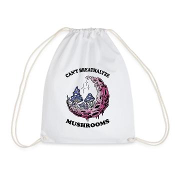 For Mushroom Lovers Can't Breathalyze Mushrooms - Turnbeutel - Weiß - Vorne