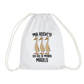 J’en ai assez, je vais voir mes filles - Sac de sport léger - blanc - Devant