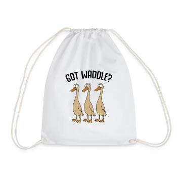 Ducks Duck Mom Duck Dad Duck Breeding Duck Ducks - Drawstring Bag - white - Front