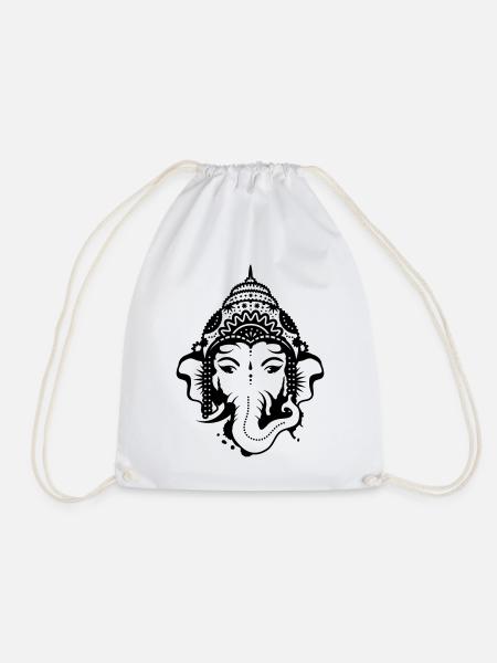 Ganesh, dieu à tête d'éléphant - Sac de sport léger - blanc