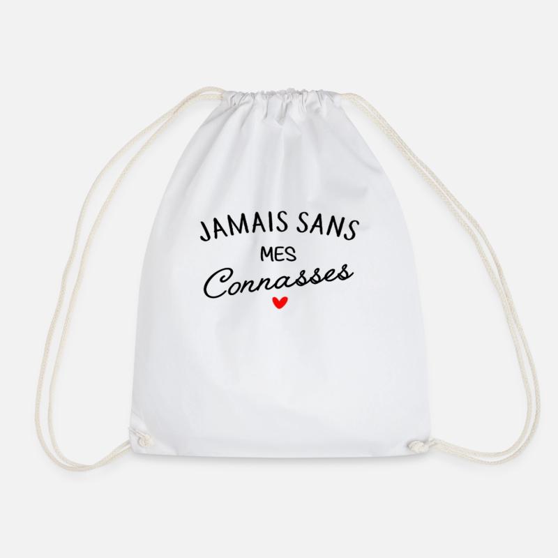 Jamais sans mes connasses - Sac de sport léger - blanc