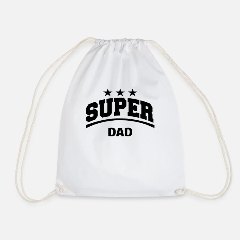 Colorful Abstract Nature Illustration - Drawstring Bag - white