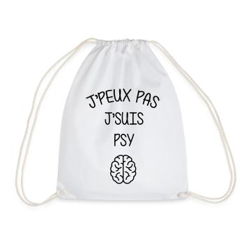Psychologue / Psychiatre / Travail / Psychanalyste - Sac de sport léger - blanc - Devant