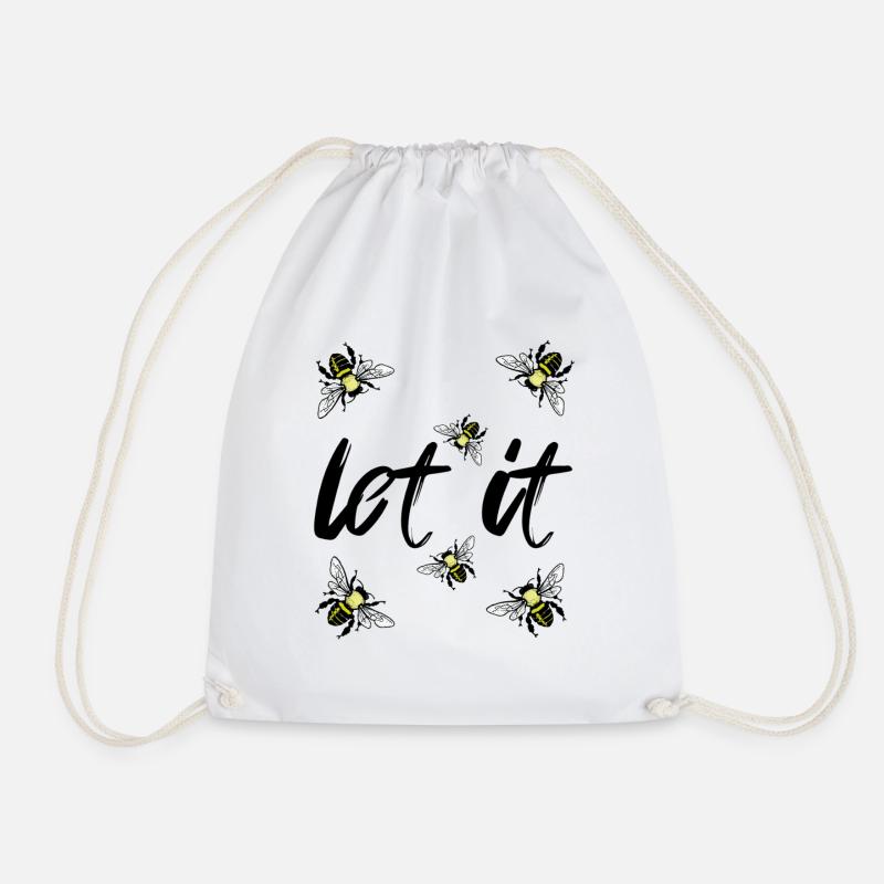 let it be - Turnbeutel - Weiß