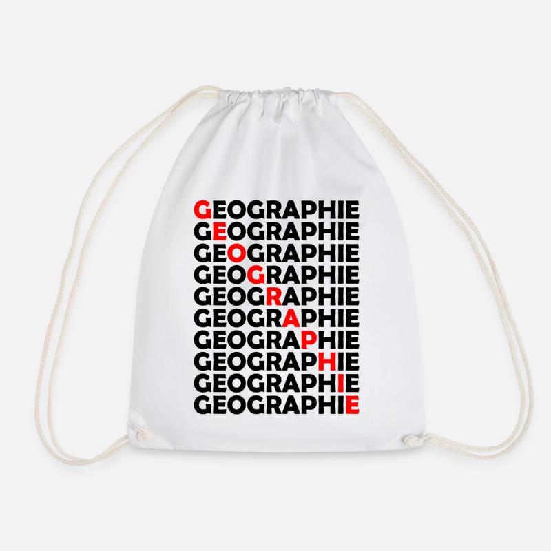 Geographie Lehrer Schule Studium - Turnbeutel - Weiß