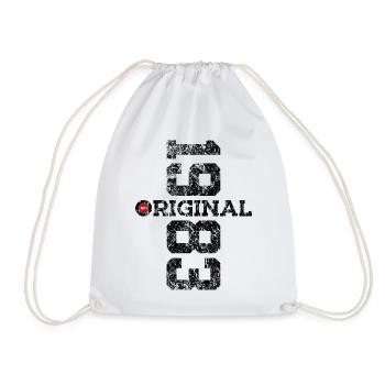 43RD BIRTHDAY ORIGINAL 1983 - Drawstring Bag - white - Front