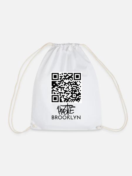 QR Hustle - Turnbeutel - Weiß