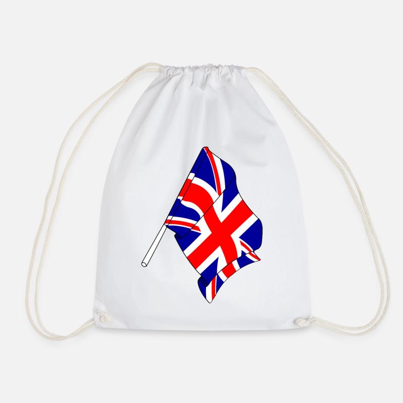 Flagge Großbritannien - Turnbeutel - Weiß