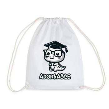 Adorable diplômé : Trop cool pour l’école ! - Sac de sport léger - blanc - Devant