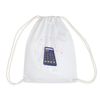 Calculatrice Calculatrice | Calculatrice - Sac de sport léger - blanc - Devant