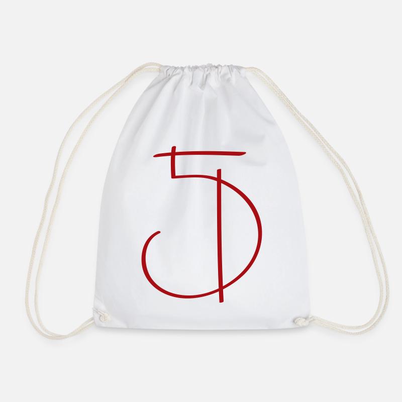25 5 - Drawstring Bag - white