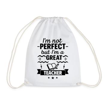 Pas parfait, mais un excellent professeur - Sac de sport léger - blanc - Devant