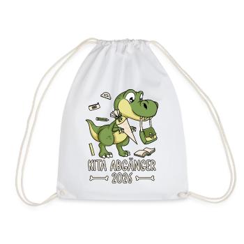 Diplômé de la garderie Dinosaure 2026 - Sac de sport léger - blanc - Devant