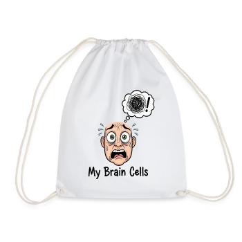 Mon Neurone Cellule Cartoon Chaos - Sac de sport léger - blanc - Devant