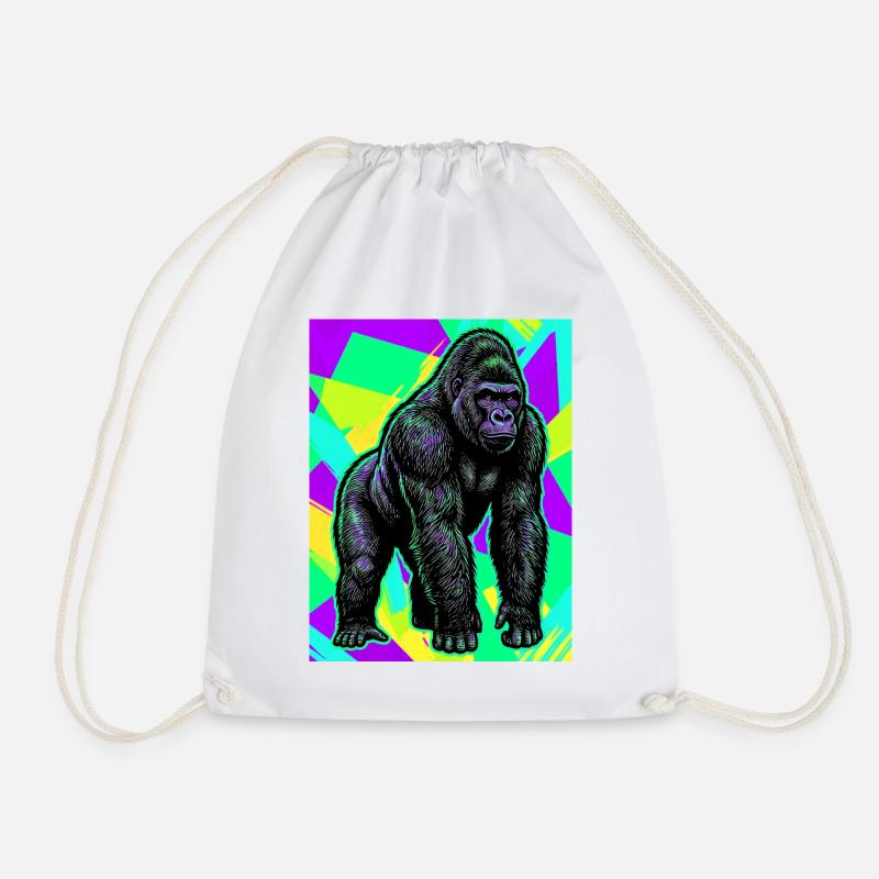 gorille - Sac de sport léger - blanc