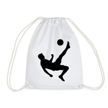 Armoiries du maillot du footballeur Bloc de construction - Sac de sport léger - blanc - Devant