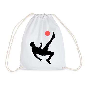 Football aérien dynamique - Sac de sport léger - blanc - Devant